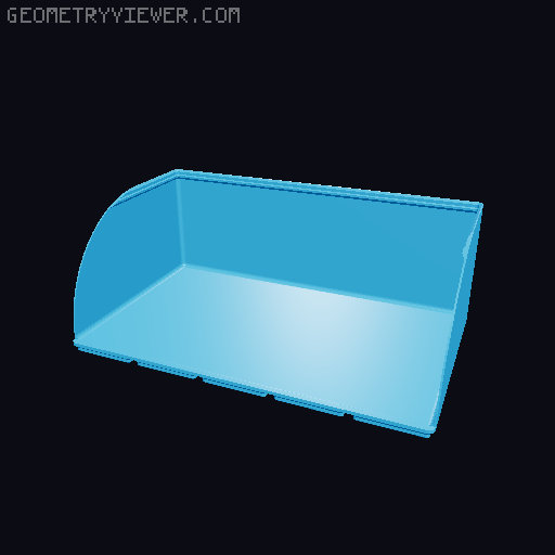 Gridfinity rouded bins collection all sizes 3D model thumbnail
