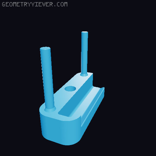 Bike Phone holder/stand 3D model thumbnail