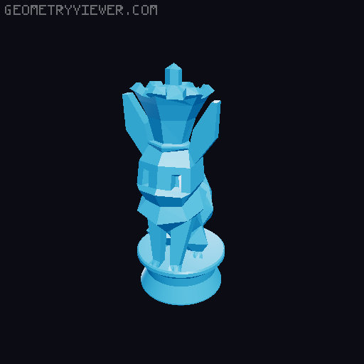 Low Poly Pokémon Chess Set 3D model thumbnail