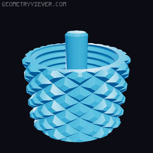 Tiny Travel Screwdriver 3D model thumbnail