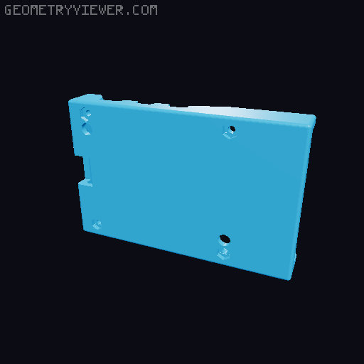 RASPBERRY PI 5 CASE 3D model thumbnail