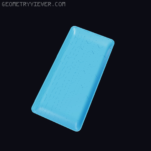 Gridfinity modular catch-all tray 3D model thumbnail