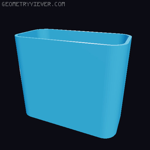 Bin for Ikea skadis - 564 models - hooks need support 3D model thumbnail