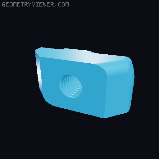 T-Nut 3D model thumbnail