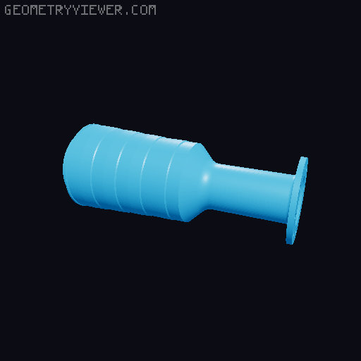 3D Printable Jet Engine 3D model thumbnail