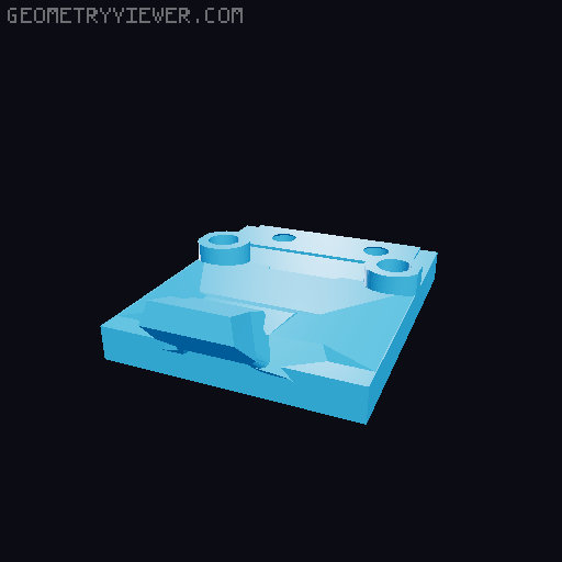 Hero Me Gen 7 part cooling for stock Neptune 3 Pro/Plus/Max Dual 5015 Cooling Shroud 3D model thumbnail