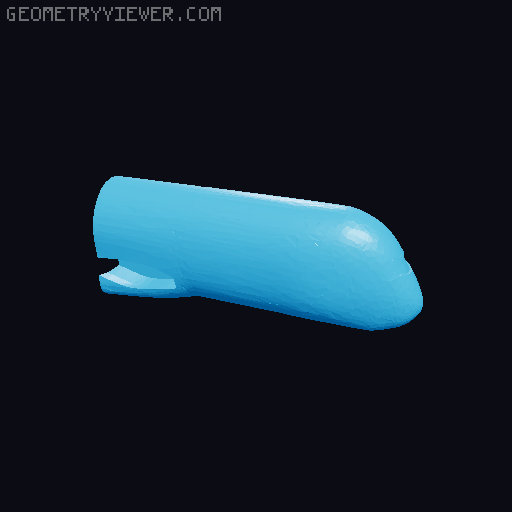 chubby airbus a350 plane 3D model thumbnail