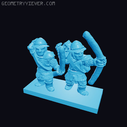 Pinnath Gelin Archers 10mm Scale 3D model thumbnail