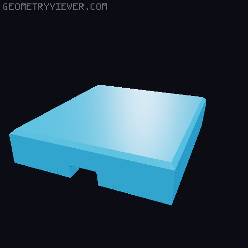 Treston drawer Gridfinity Refined spacers 3D model thumbnail