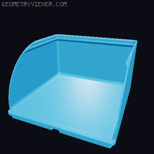 Gridfinity rouded bins collection all sizes 3D model thumbnail
