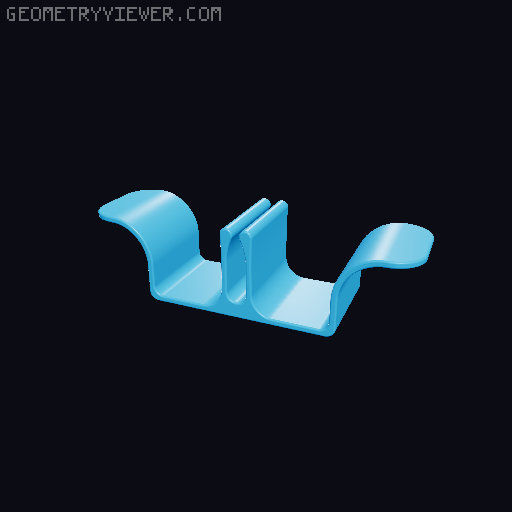 Cable Wrapper Organizer Management 3D model thumbnail