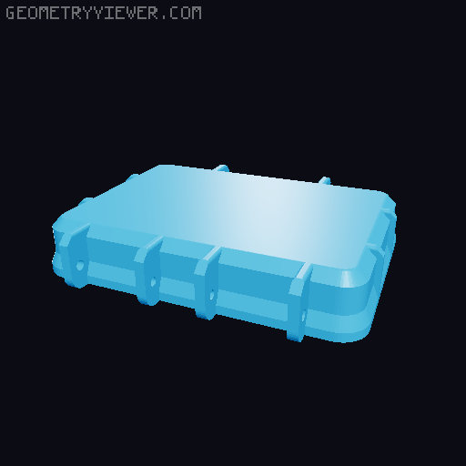 18650 Portable Charger 3D model thumbnail