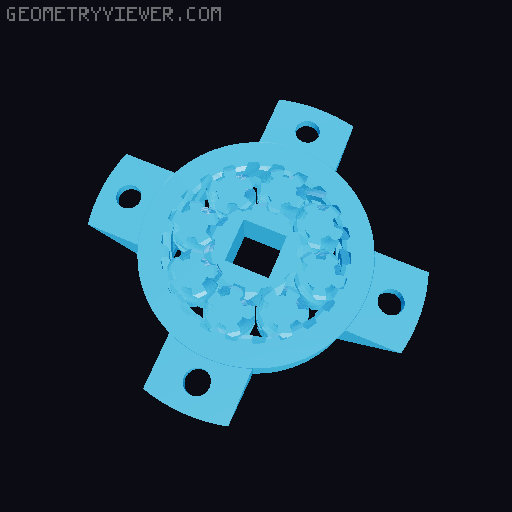Modular Toy Robot Arm Accessories 3D model thumbnail