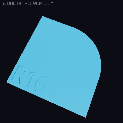 Radius Gauge - Convex & Concave 3D model thumbnail