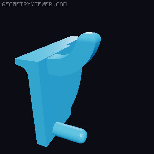 Ultimate Drawer System XL Pegboard Adapter 3D model thumbnail