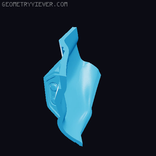 Halo Infinite Master Chief Helmet 3D model thumbnail