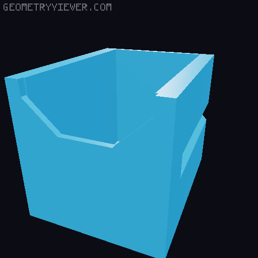 X-FRAME Modular Storage System | Parametric (LITE Version) 3D model thumbnail