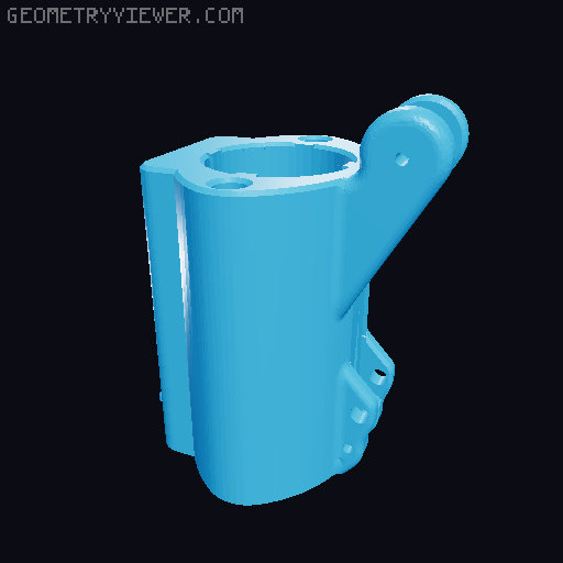 Sillypilot - Improved Longer Ejection for 4mm Cord 3D model thumbnail
