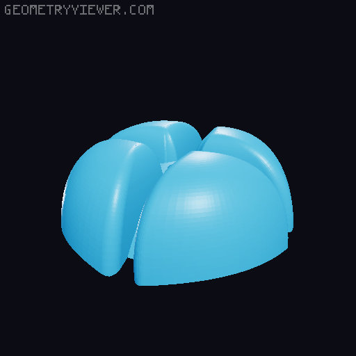 Bedside lamp 3D model thumbnail