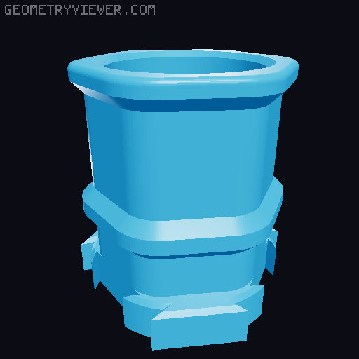 Expandable Paint Tray 3D model thumbnail