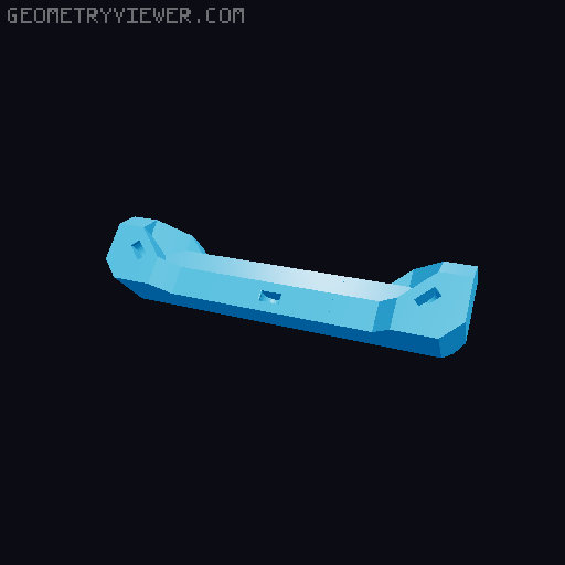 openGrid - Angle connector 3D model thumbnail