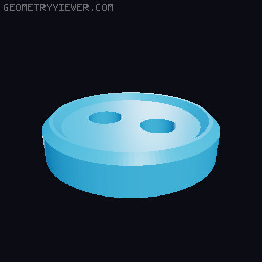 Sewing Buttons 3D model thumbnail