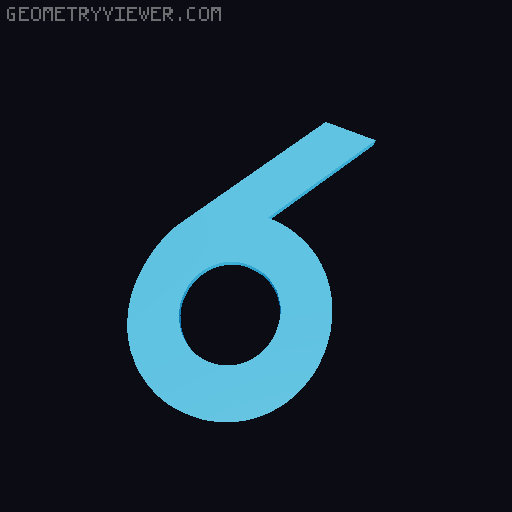 House Address Numbers 3D model thumbnail