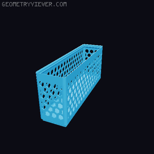 Gridfinity Hex Bins all sizes 3D model thumbnail