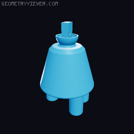 Bender articulated model 3D model thumbnail