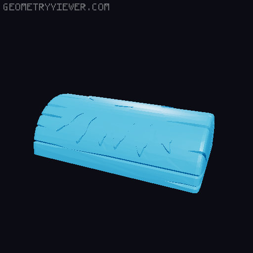 Mail owl with space for a letter (with and without log) Harry Potter Hedwig style 3D model thumbnail