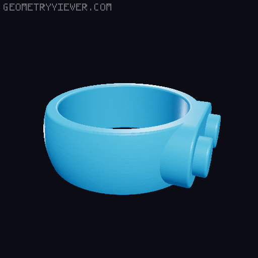 The Brick Ring of Creativity 3D model thumbnail