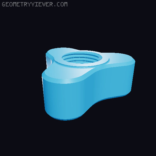 Hanging Spool Holder to Reverse Bowden Setup | Magnetic PTFE Connector 3D model thumbnail