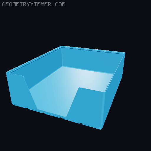 Gridfinity wall cutout collection 3D model thumbnail