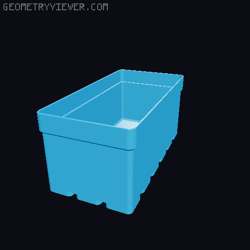 Festool/Tanos Organizer Sys-Org boxes / drawer organizer 3D model thumbnail