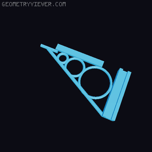 LGB Roof Support 3D model thumbnail