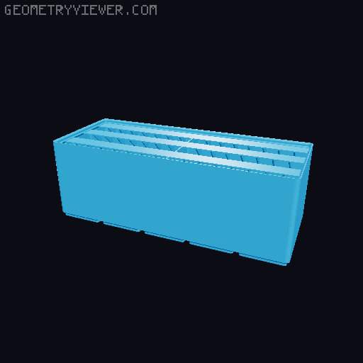 Gridfinity Ultra Light Bins - Divider Label Edition 3D model thumbnail