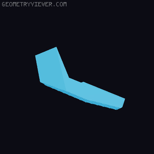 Core One Nozzle Wiper - Remix 3D model thumbnail