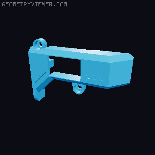 Solenoid Gryphon Neutron files, buffer tube, etc 3D model thumbnail