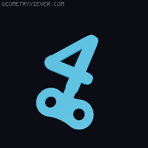 Chain Clock 3D model thumbnail