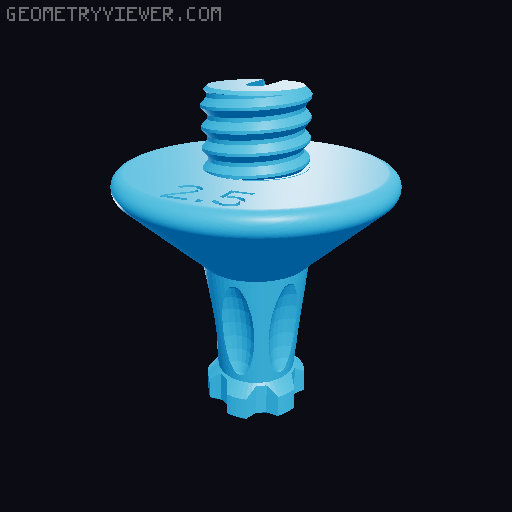Remix of Allen Screwdriver with shrouded handle 3D model thumbnail