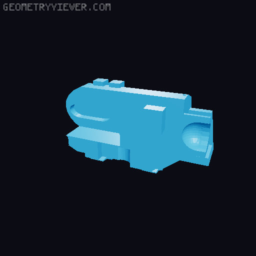 40mm frame parts 3D model thumbnail