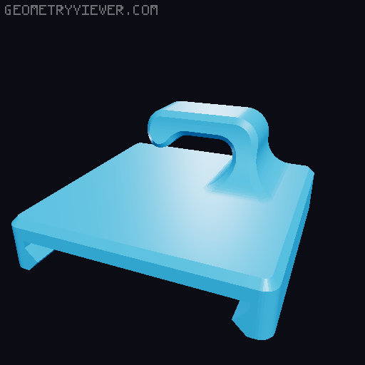 Yet another heat-set insert installation stand 3D model thumbnail