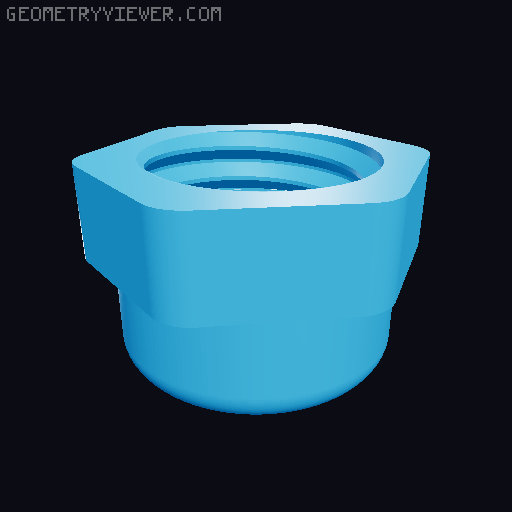 Customizable M20 Cable Glands, Inserts, Plug and Gasket (12 & 15mm ID) 3D model thumbnail