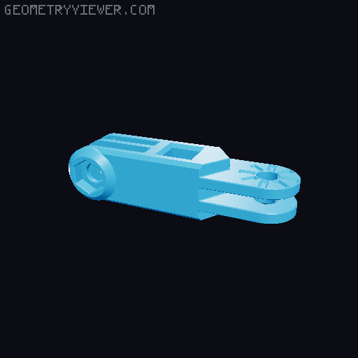 Anti-droop detented arms for Modular Mounting System 3D model thumbnail