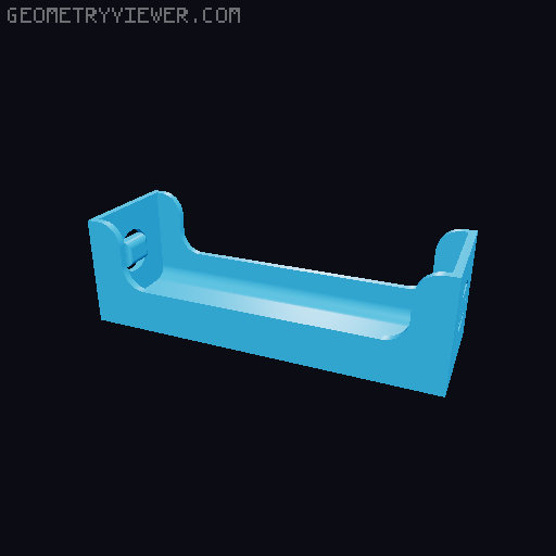 Simple 4S1P 21700 holder  +  21700 cell holder 3D model thumbnail