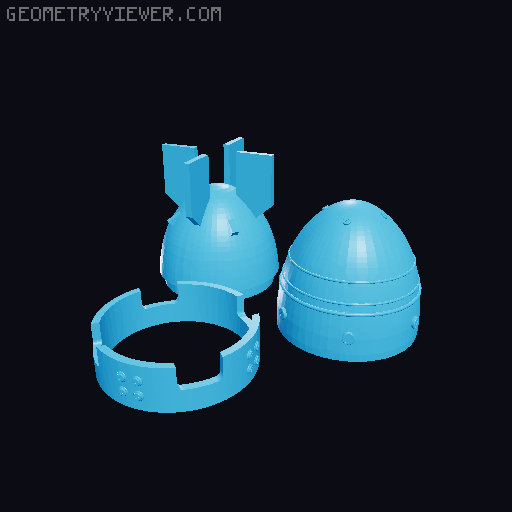 fallout fatman 3D model thumbnail