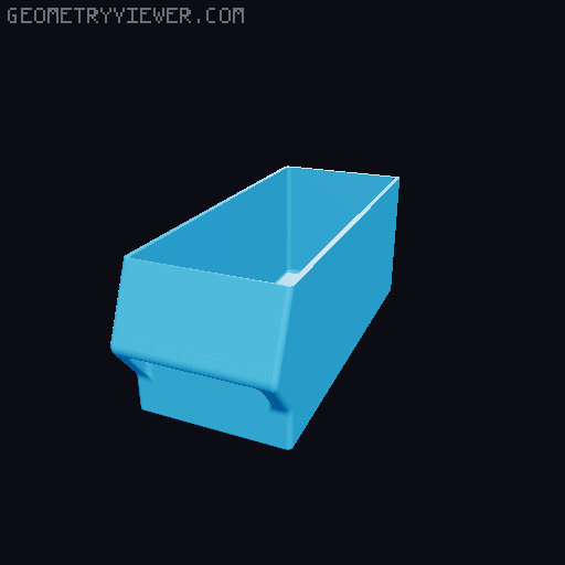 Minimal Small Screw Organizer 3D model thumbnail