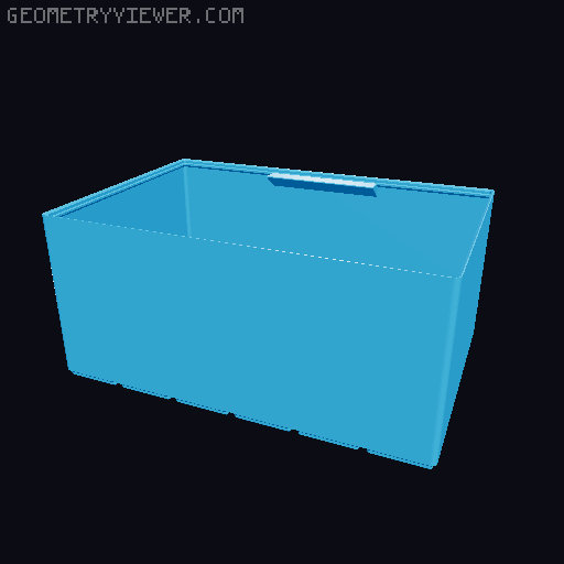 Gridfinity cups height 16 (116mm) collection 3D model thumbnail