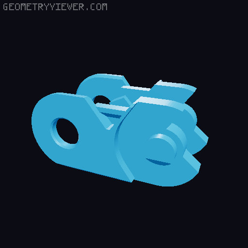 ROOK 2020 drag chain Kirigami bed 3D model thumbnail
