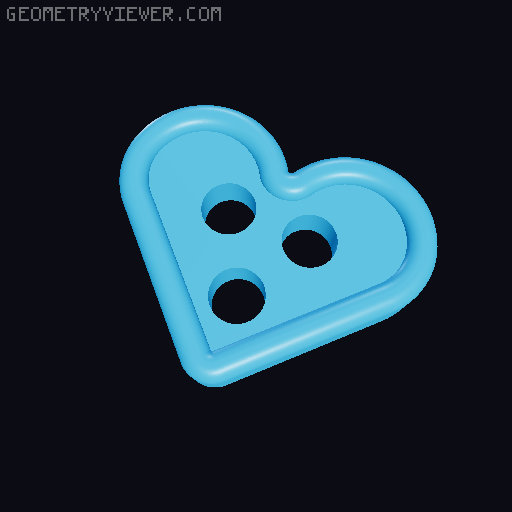 Sewing Buttons 3D model thumbnail